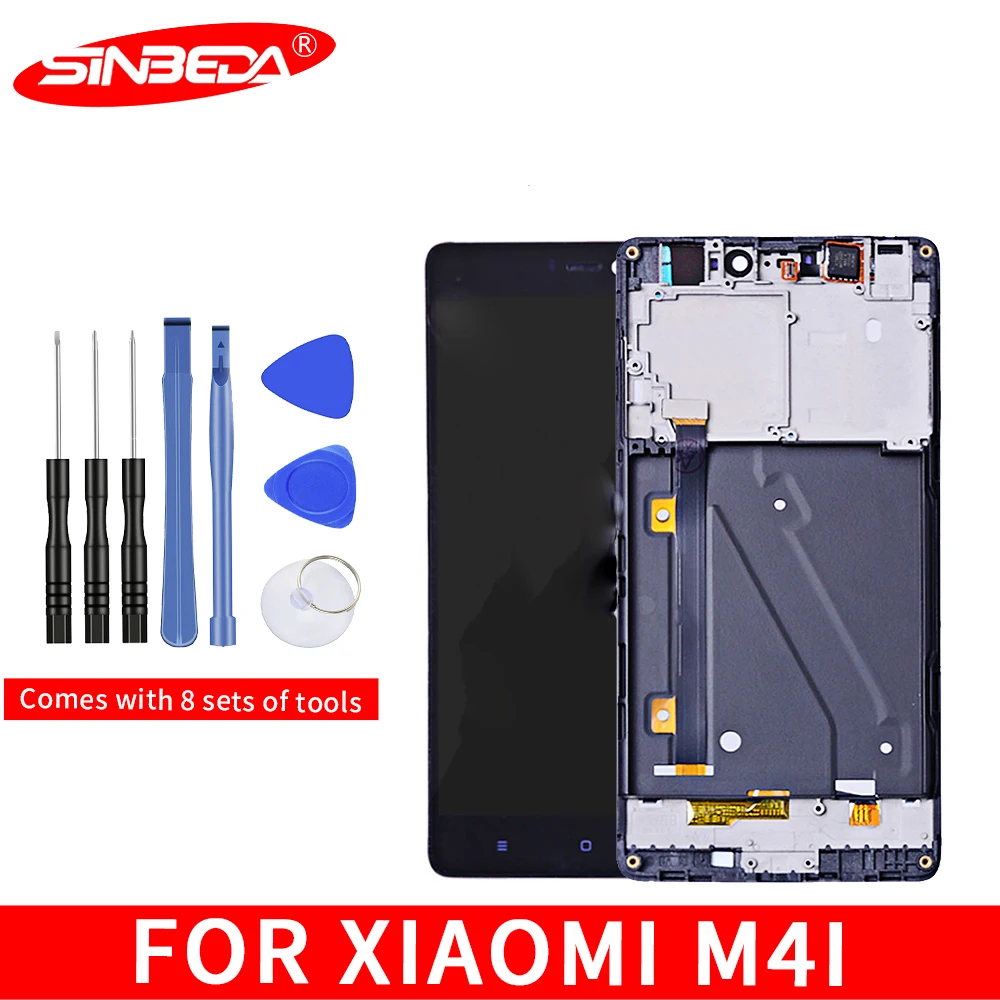Оригинальный ЖК дисплей 5 0 дюйма для XIAOMI Mi4i сенсорный экран с рамкой дигитайзер