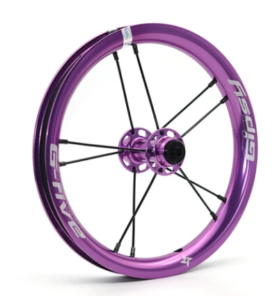 Gipsy G-five велотренажер, набор колес 12 дюймов, набор колес Kokua, велосипед S t r i d e r, запчасти для велосипеда 85/95 см - Color: purple 95mm 1pcs