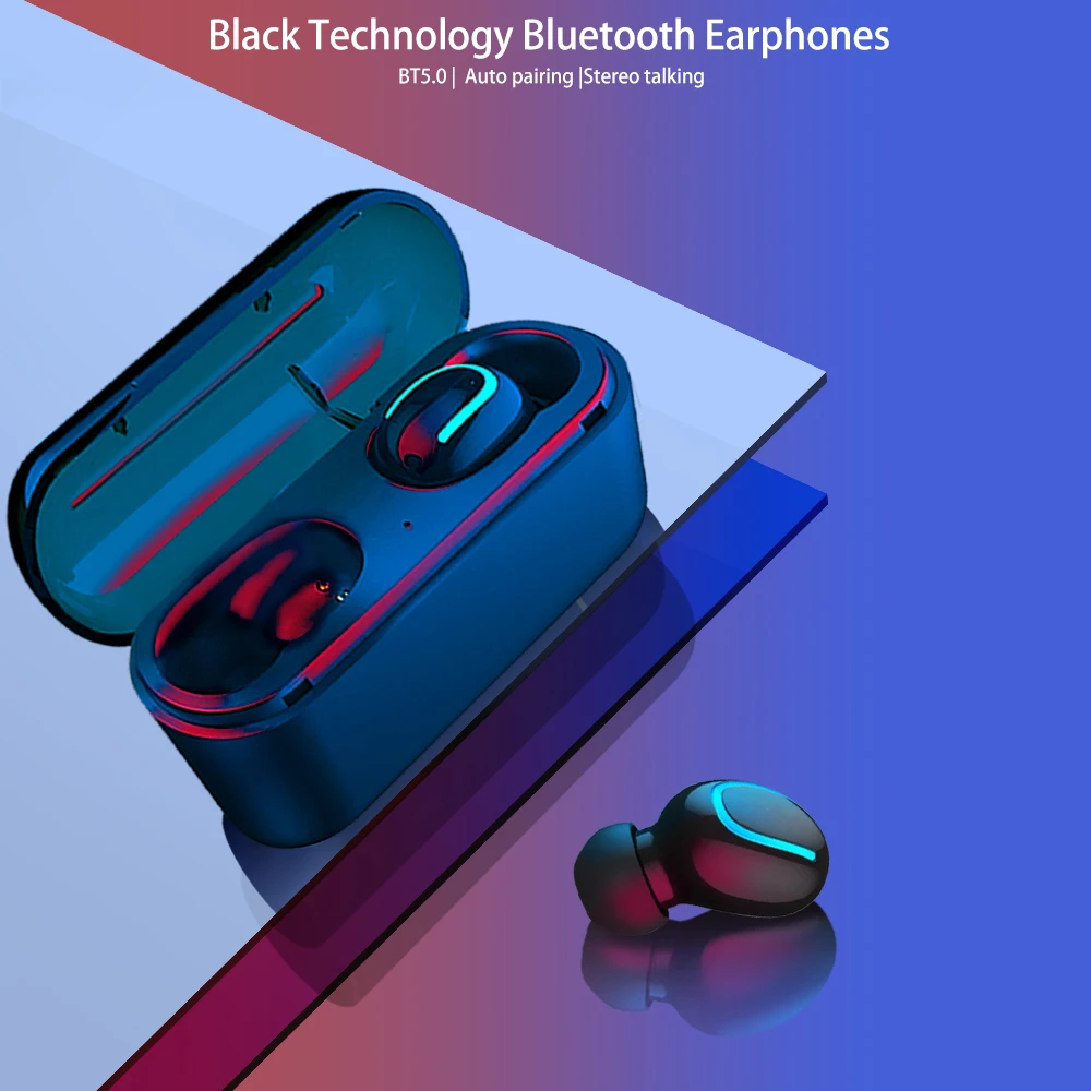 

TWS 5.0 Bluetooth Headphone Wireless Earphones 3D Stereo Sports Earbuds Gaming Headset With Microphone For IPhone XiaoMi Phone