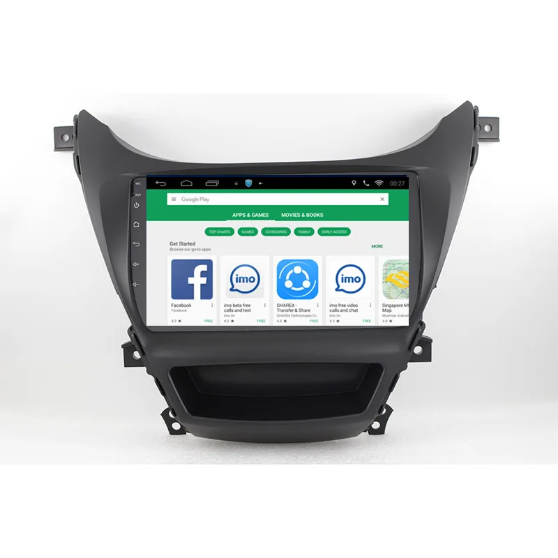 

CHOGATH ROM 16G RAM 1G Quad Core Android 9.0 For Hyundai ELANTRA 2011 2012 2013 2014 2015 Car audio Player Navigation GPS Radio