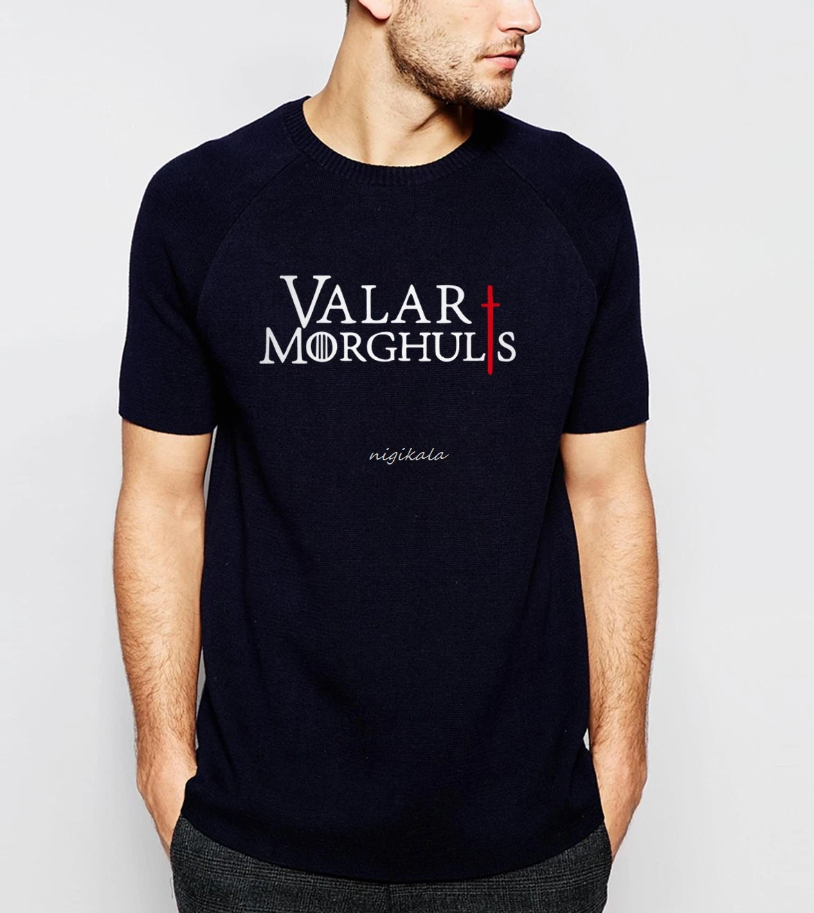 Game of Thrones Valar Morghulis Printes T-shirt Summer Fashion Casual Short 
