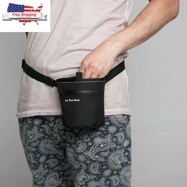 Riñonera para adiestramiento de cachorros, bolsa de bolsillo de alimentación para mascotas, comida para tratar comida