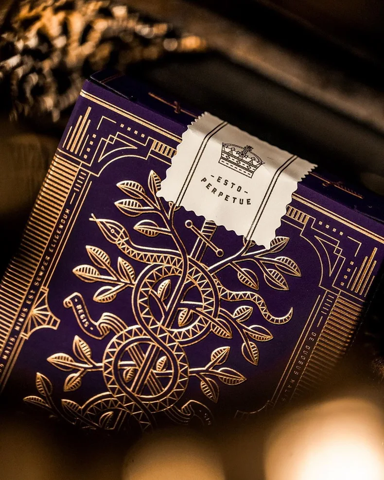 Purple Monarch Playing Cards by Theory11 Monarchs Deck USPCC Poker Magic Card Games Magic Tricks Props for Magician