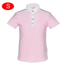 T-Shirt Clothing Equestrian Acrylic Horse Pink Girl High-Quality S/M