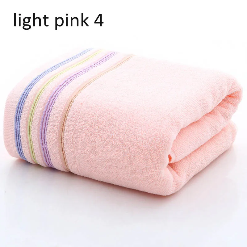 light pink 4 1 шт. быстрое высыхание мягкое банное полотенце супер абсорбент хлопок толстое одноцветное полотенце для лица пляжное полотенце - Цвет: light pink 4