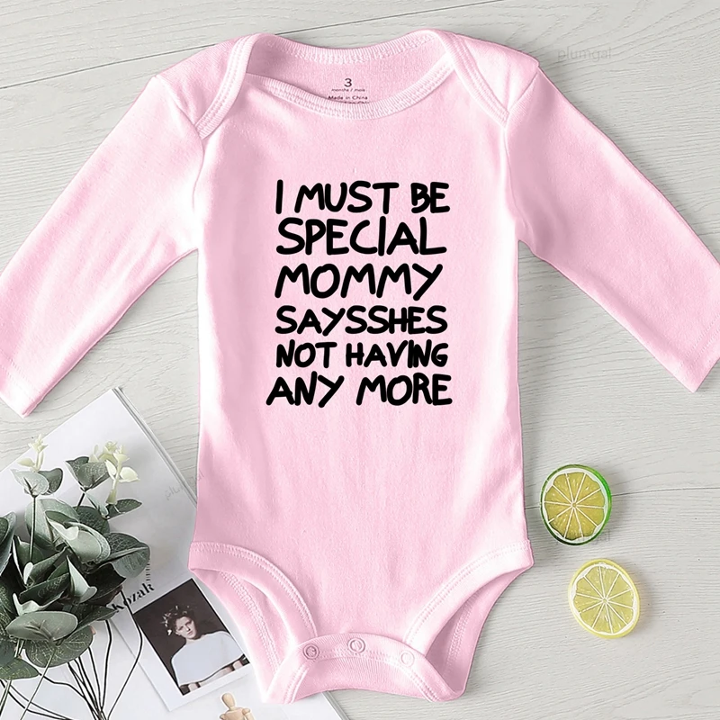 Товары для новорожденных Одежда малышей Комбинезон с надписью Mommy Disfrases Para Bebes