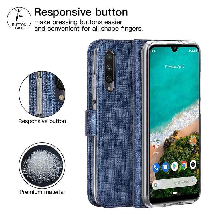 Модный кожаный чехол для Xiaomi CC9E, чехол-книжка с отделением для карт, чехол для Xiaomi CC9E