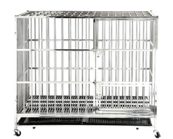 

Thick Folding Stainless Steel Dog Cage Large Small and Medium Teddy VIP Golden Retriever Pet dog fence hamster fence