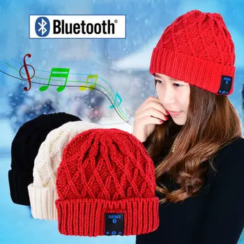 

Beanie Hat Headphone Headset Speaker Mic Wireless Talk Call Bluetooth Smart Cap