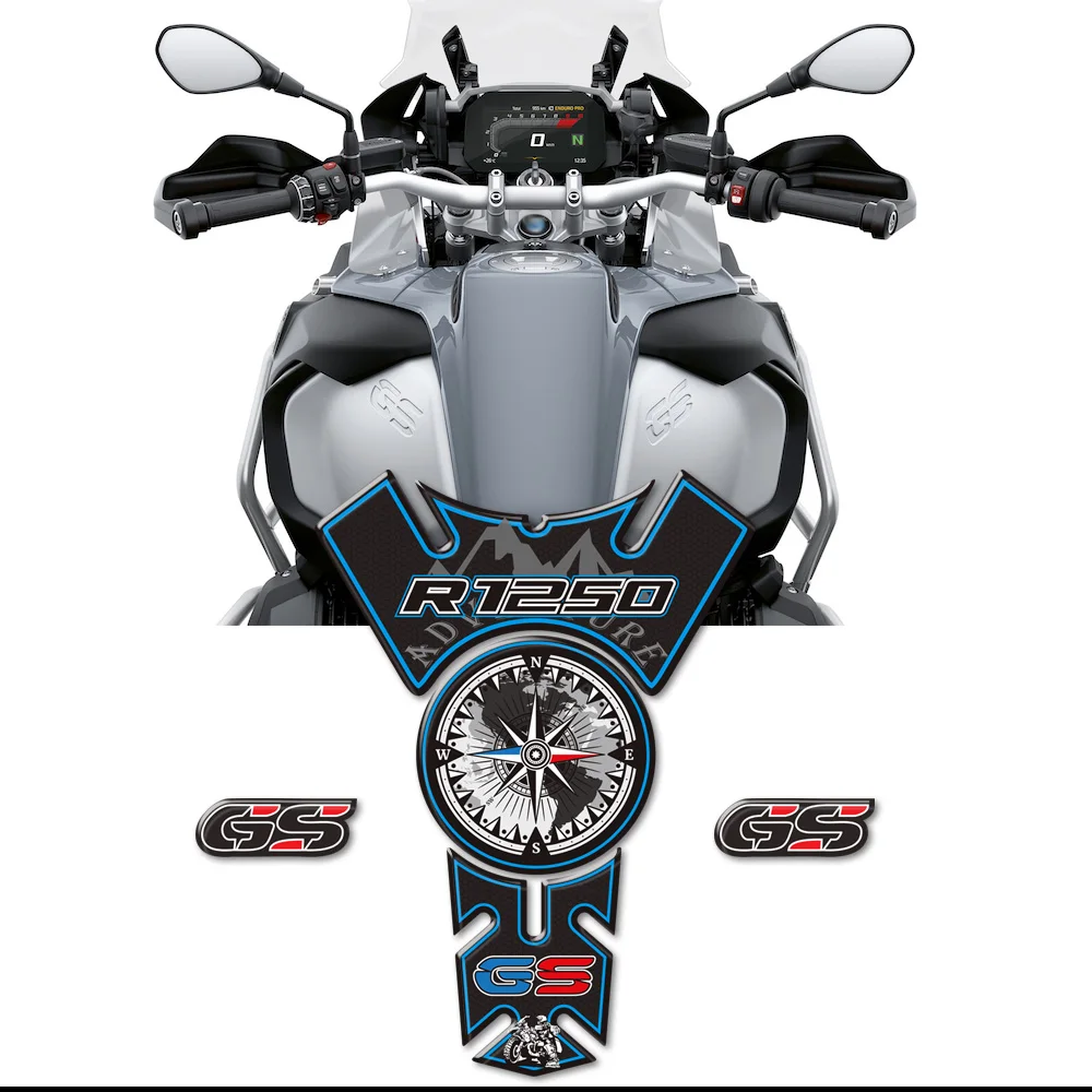 

Motorcycle For BMW R1250GS R1250 GS GSA ADV Adventure Gas Fuel Oil Tank Pad Protector Stickers Decals R 1250 2019