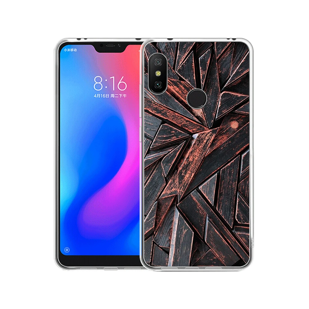 H2 Мобильный чехол для телефона для Xiaomi mi 5 5S 6 mi x 2S 8 A1 A2 5X 6X Lite F1 9 9T MAX 3 A3 Pro CC9 CC9E твёрдая обложка под дерево - Color: H2