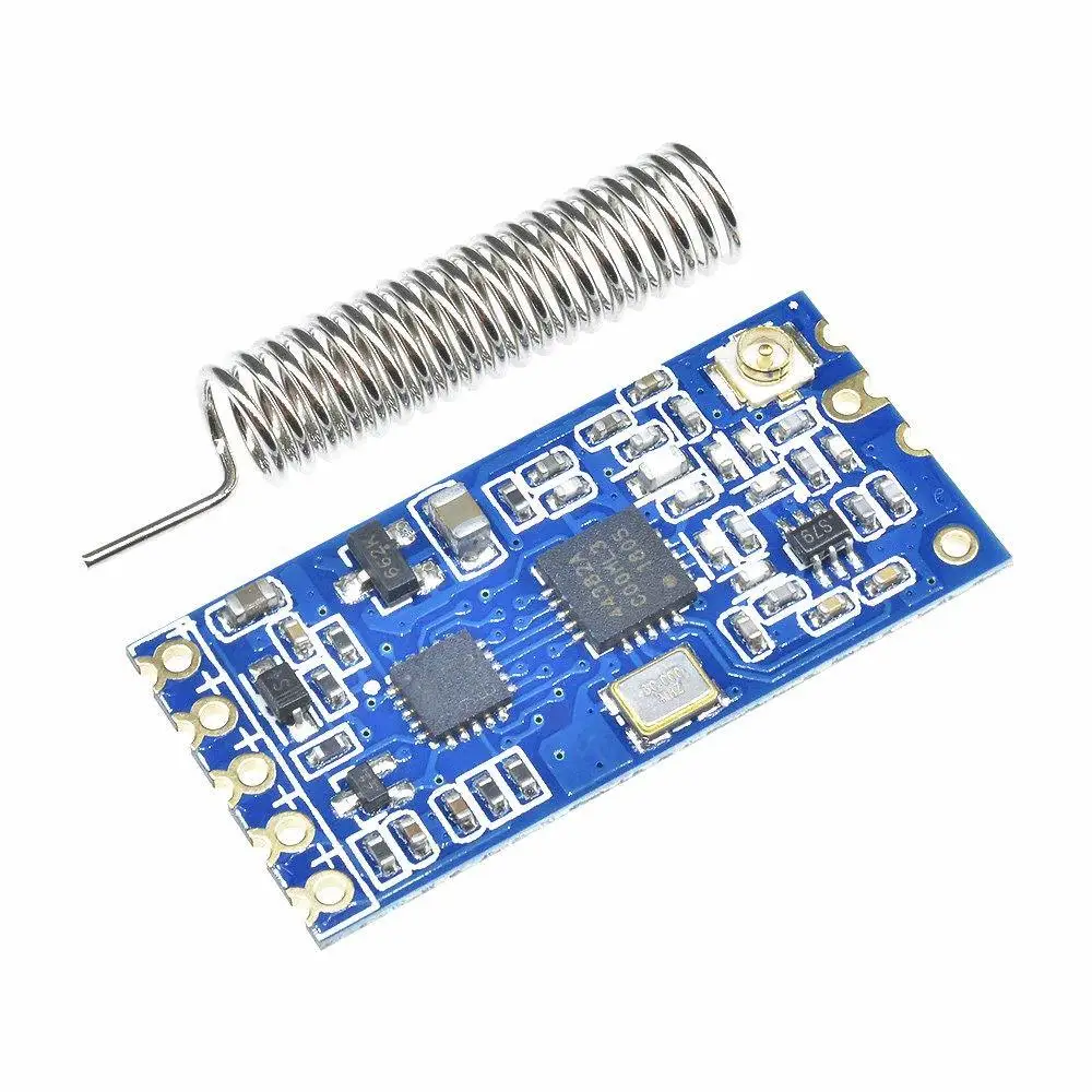 Модуль беспроводного последовательного порта Si4463 1000 м Замена Bluetooth