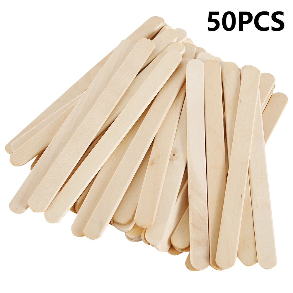 50 ピース ロット自然色クラフトアイスクリームスティック木製ポップアイスキャンデーの棒 Diy 子供手仕事アート工芸品おもちゃアイスモールド アイス スティック棒 Aliexpress