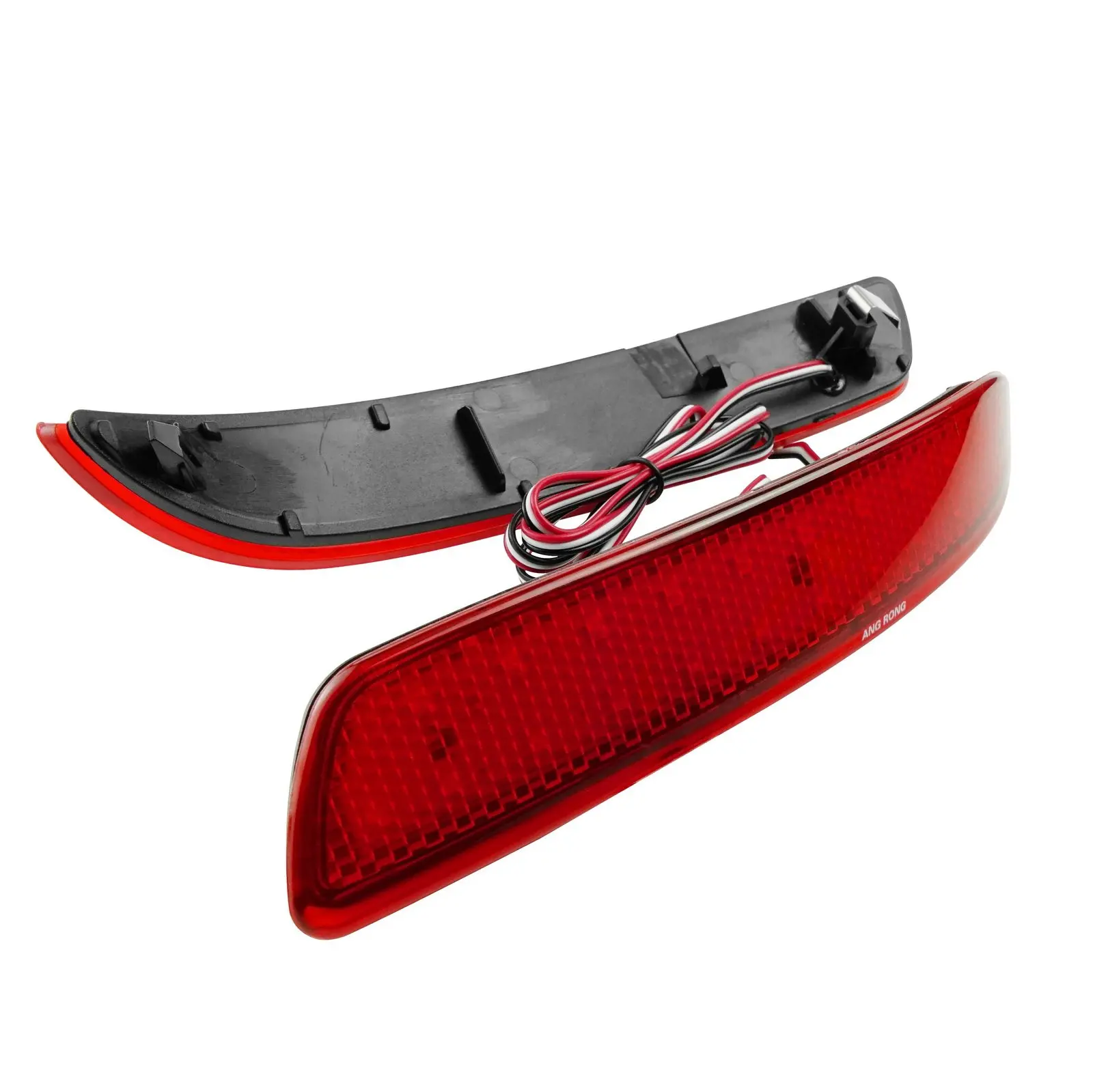Kopen 2 Red Lens LED Rear Bumper Reflector Staart Brake Light Voor BMW X5 E70 M 2006 2013
