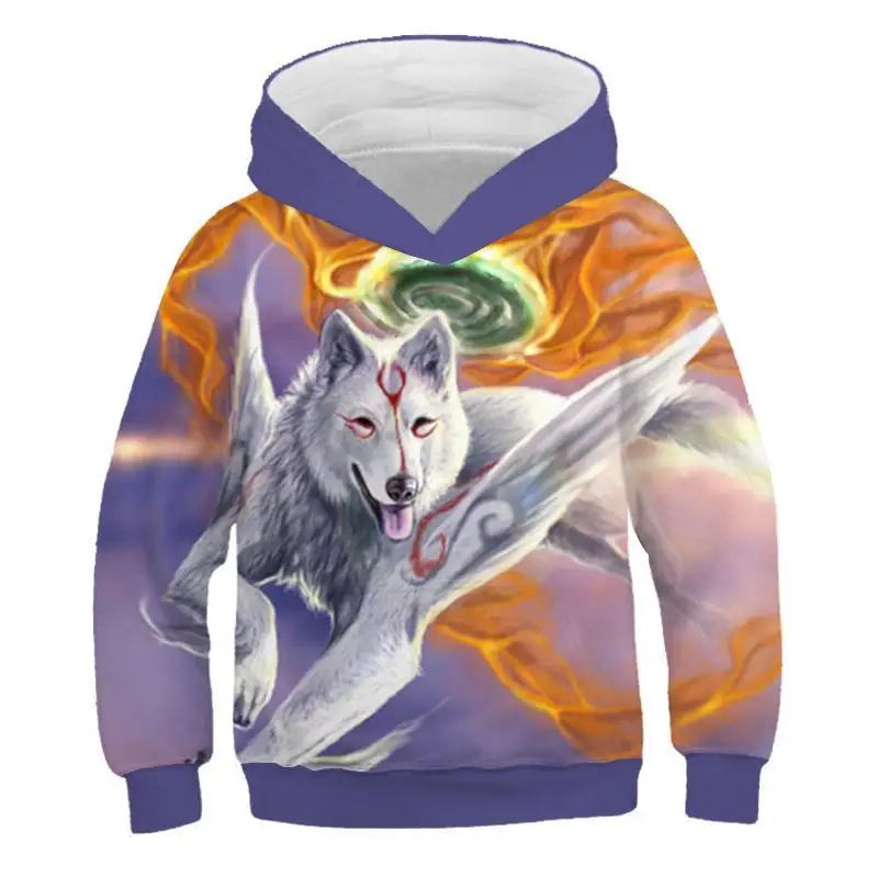Ltimo modelo de ropa infantil marrn oso Firefox 3D impresin nios moda ocio sudadera moda nios y nias Sudadera con capucha