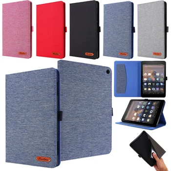 

For Amazon Kindle fire HD 8/8 Plus 2020 Tablet protective Case Shockproof Bracket Leather Stand Durable Cloth Pattern Cover