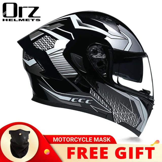 Modular Full Face Motorcycle Helmet Men 