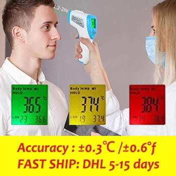 

Fast Shipping Delivery AICARE A66 Non-Contact Forehead IR Infrared Thermometer Instant-read Body Surface Temperature Measurement