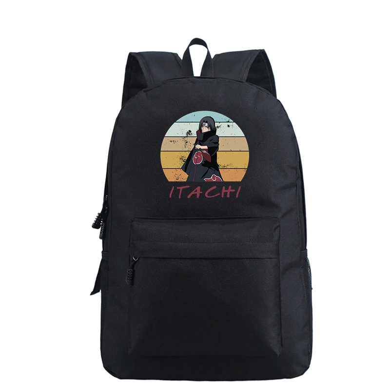 Mochila Naruto ITACHI SASYKE школьные сумки для девочек подростков аниме рюкзак женский