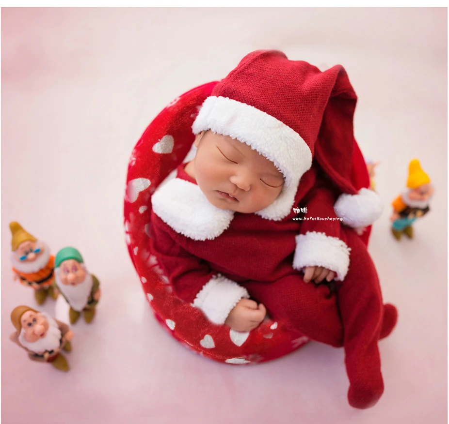 Christmas Baby Girl Clothes Infant Christmas Dress Festival Photography Props Bebe Shooting Accessories More Options
