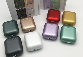 

I12 Tws Original 2020 Earbuds Tws Bluetooth 5.0 Wireless Earphone Pop Up Window Matte Headset Black Green Dark Blue Tws I12