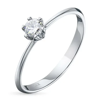 

White gold ring with Diamond