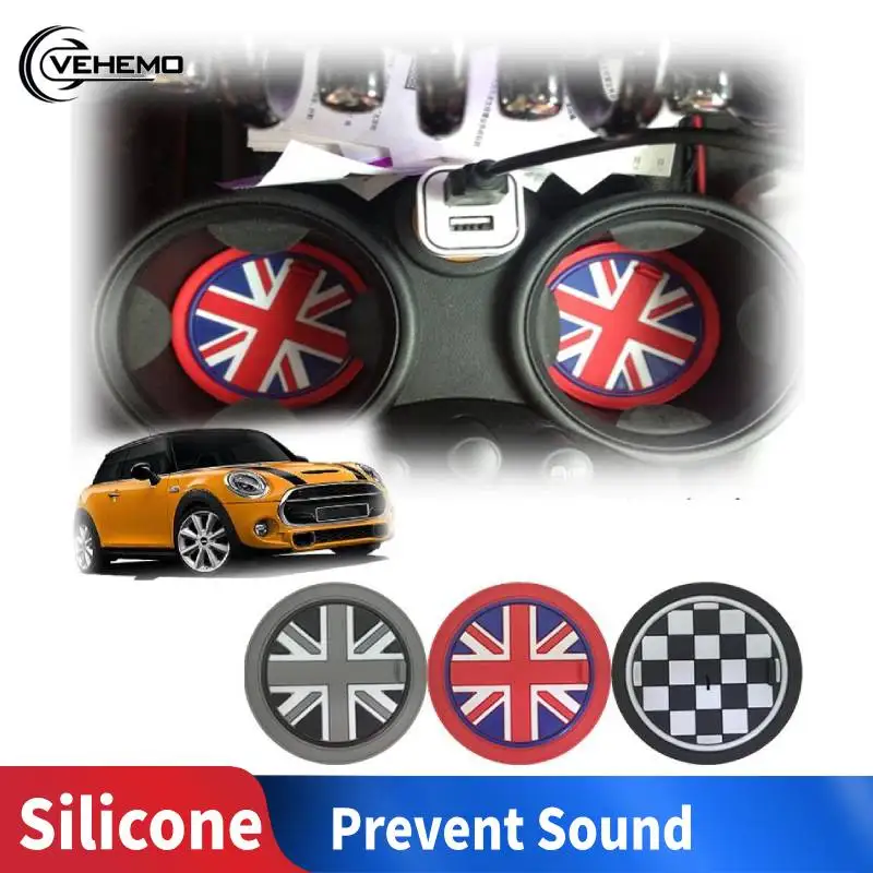 

Vehemo Silicone Car Vehicle Water Cup Bottle Holder Anti-slip Mat for BMW Mini Cooper