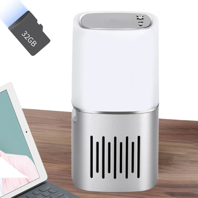 AABB-Ночной светильник, Bluetooth динамик, Портативный беспроводной Bluetooth динамик, 7 цветов светодиодный светильник для тумбочки/Smart press Cont