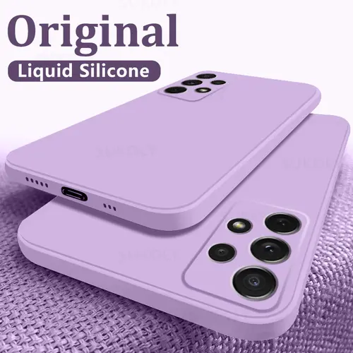 Liquid Silicone Case For Samsung Galaxy S24 S25 FE S26 S23 S22 Ultra Plus S25 Edge A57 A37 A56 A17 A16 A36 A54 A55 5G Soft Cover - Image 3