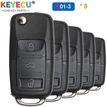 KEYECU 5 Pieces KEYDIY B Series B01 3 Universal Remote Control Car Key   3 Button   for KD900 KD900+ URG200 KD X2 Key Programmer