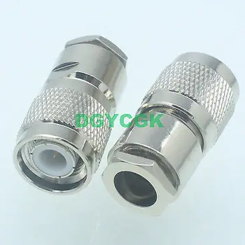

DHL/EMS 50 pcs connector TNC male plug clamp RG5 RG6 LMR300 straight M -h2
