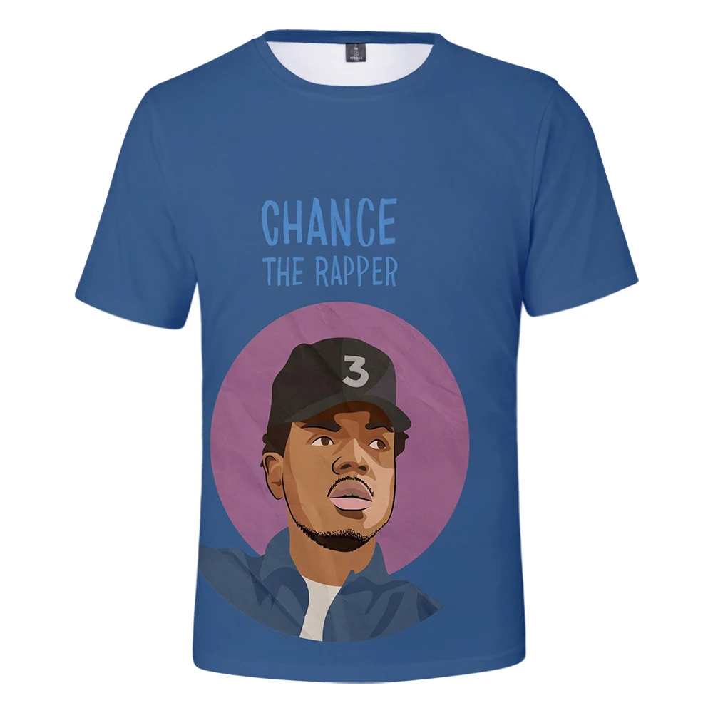 Хит рэпер певец Chance The Rapper модная 3D футболка для мужчин/женщин летняя одежда с