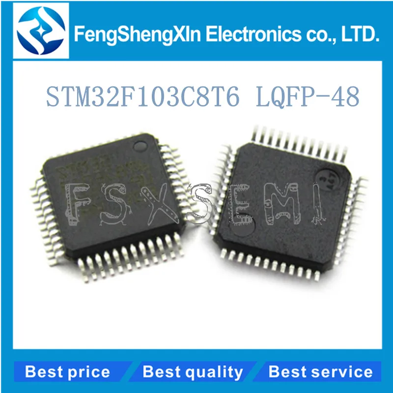 Новый оригинальный STM32F103C8T6 STM32 LQFP48 ARM-based 32 бит микроконтроллеры