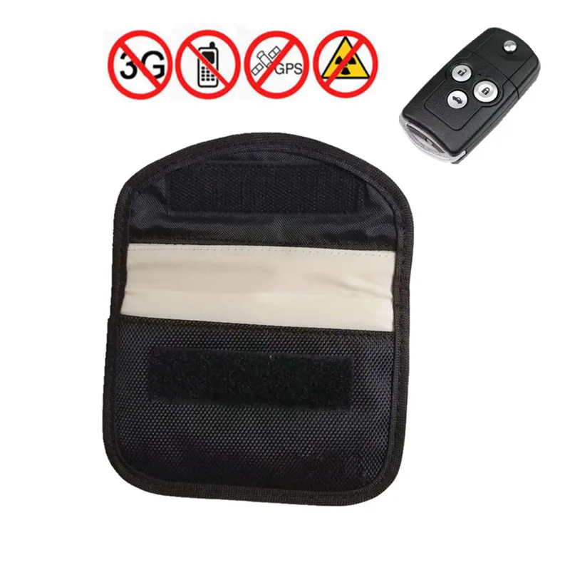 Car Key Signal Blocking Bag,rfid Signal Shield Blocker Jammer Pocket