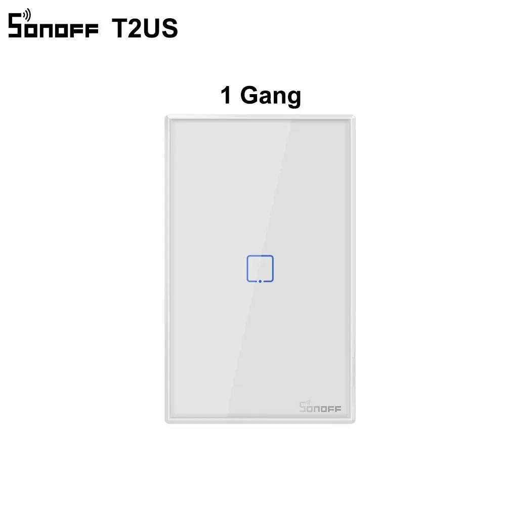 Sonoff t2 t3 wifi interruptor de parede