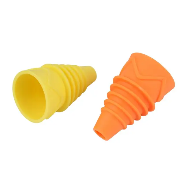 Rugalmas Legyek Csapdacsatorna Újrahasznosítható Szilikon Gyümölcslégy Csapda Kártevőirtó Fogó Gyilkos Gyakorlati Rovarok Csapdába Esik Az 1Pc -Os Tölcsér - Image 2