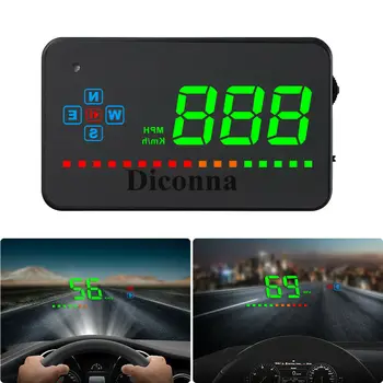 

Universal Speedometer HUD Overspeed Warning Digital GPS Electronics Alarm For Car Truck Motorcycles Display Large Screen System
