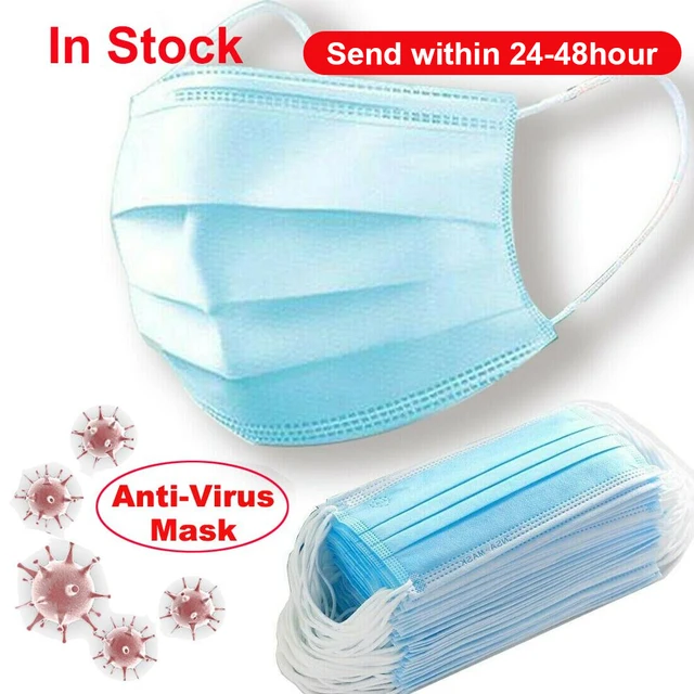 US $8.00  Antivirus Disposable N95 Korean Face Mask Nonwove 3 Layer Ply Filter Mouth Face Mask Dust FFP3 KF94