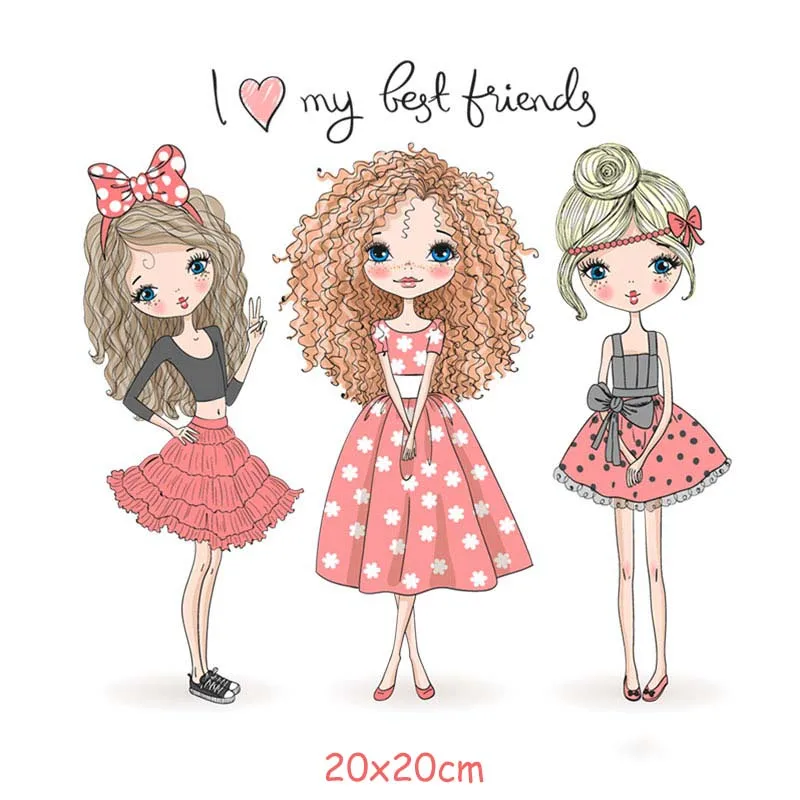 Мультяшные термопереводные наклейки нашивки для одежды с единорогом девочек