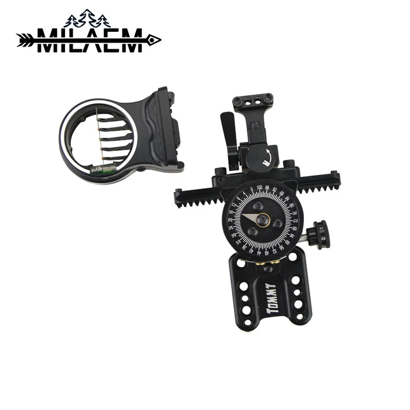 

1 pc Archery 5 Pins Bow Sight Compound Bow Micro Adjuster Sight Aluminum Alloy Bow Sight Shooting Hunting Accessories
