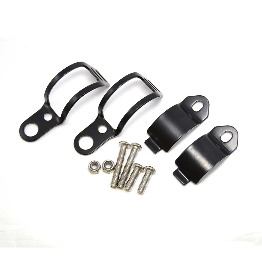 Generic Turn Signal Relocater Holder Fork Clamps Shock Bracket Cafe Racer For Harley motorcycle, chopper, cruiser, custom bikes (1)