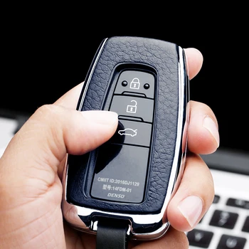 

Shell Car key case Accessory Scratch-resistant Protector Cover Leather Blue Useful