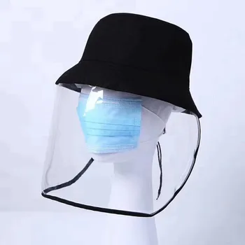 

2020 New Protective Bucket Hat Unisex Anti-wind Dust Anti-fog Sun Hats Enclosing Anti-dust Caps Outdoor Sunbonnet Fisherman Hat