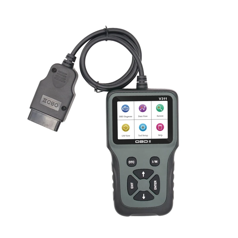 Автомобильный V311 OBD2 сканер двигателя код читателя DTC диагностики неисправностей детектор выхлопных газов
