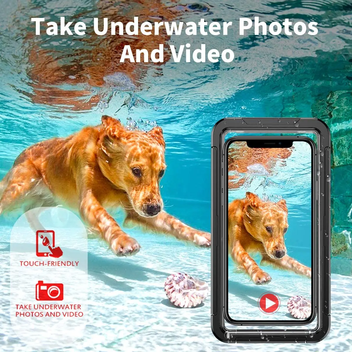 Case de Telefone à Prova Subaquática para lg Capa à Prova Água para Samsung A50 à Prova Dunderwater Água Stylo Redmi Nota 9s Note10 Real Dshockproof A52 Choque Funda 6 10 9s note10 real capa à prova dshockproof