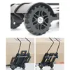 Black Folding Luggage Cart Light Aluminum Collapsible Portable Fold Up Dolly Hand Truck for Travel Moving and Office Use ► Photo 2/6