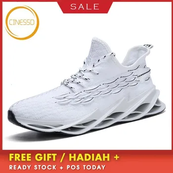 

CINESSD Blade Sole Running Shoes Breathable Cushioning Athletic Jogging Shoes Comfortable Outdoor Walking Sports Sneakers Unisex