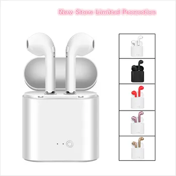 

i7s TWS Mini Bluetooth Wireless Earphones Earbuds With Charging Box Sports Headsets Audifonos For xiaomi Smart Mobile Phone