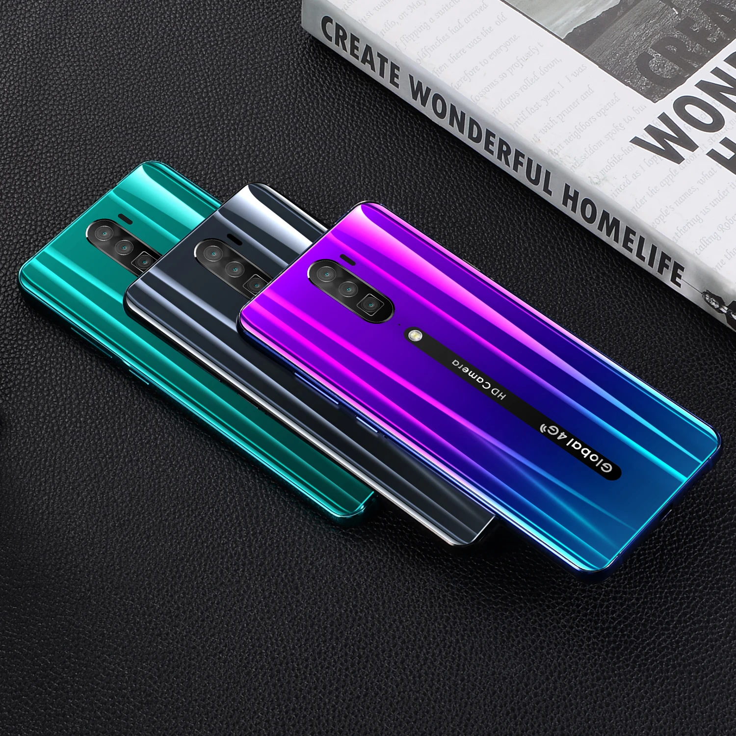 Rino Smartphone Android 4G Cellphones Global Version 6.3 Inch Dual Sim Unlocked Mobile Phone Water Drop Screen