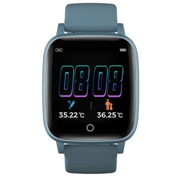 

T1 Thermometer Smart Watch Heart Rate Monitor Bracelet Blood Pressure Sport Band Sleep Tracker for Women Men Kids